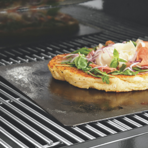 Plaque de cuisson en acier pour pizza